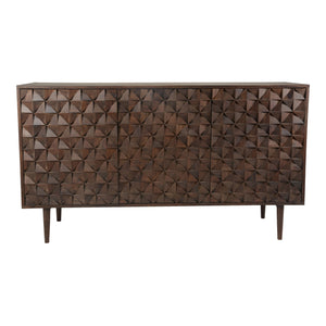 Moe's Home Collection - Pablo 3 Door Sideboard Brown - BZ-1039-03