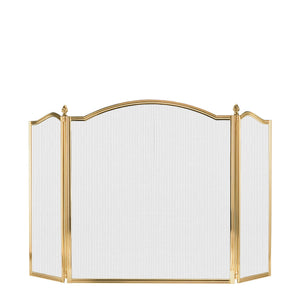 Decorative Crafts BELLA Brass Fire Screen - OMC3-GD34