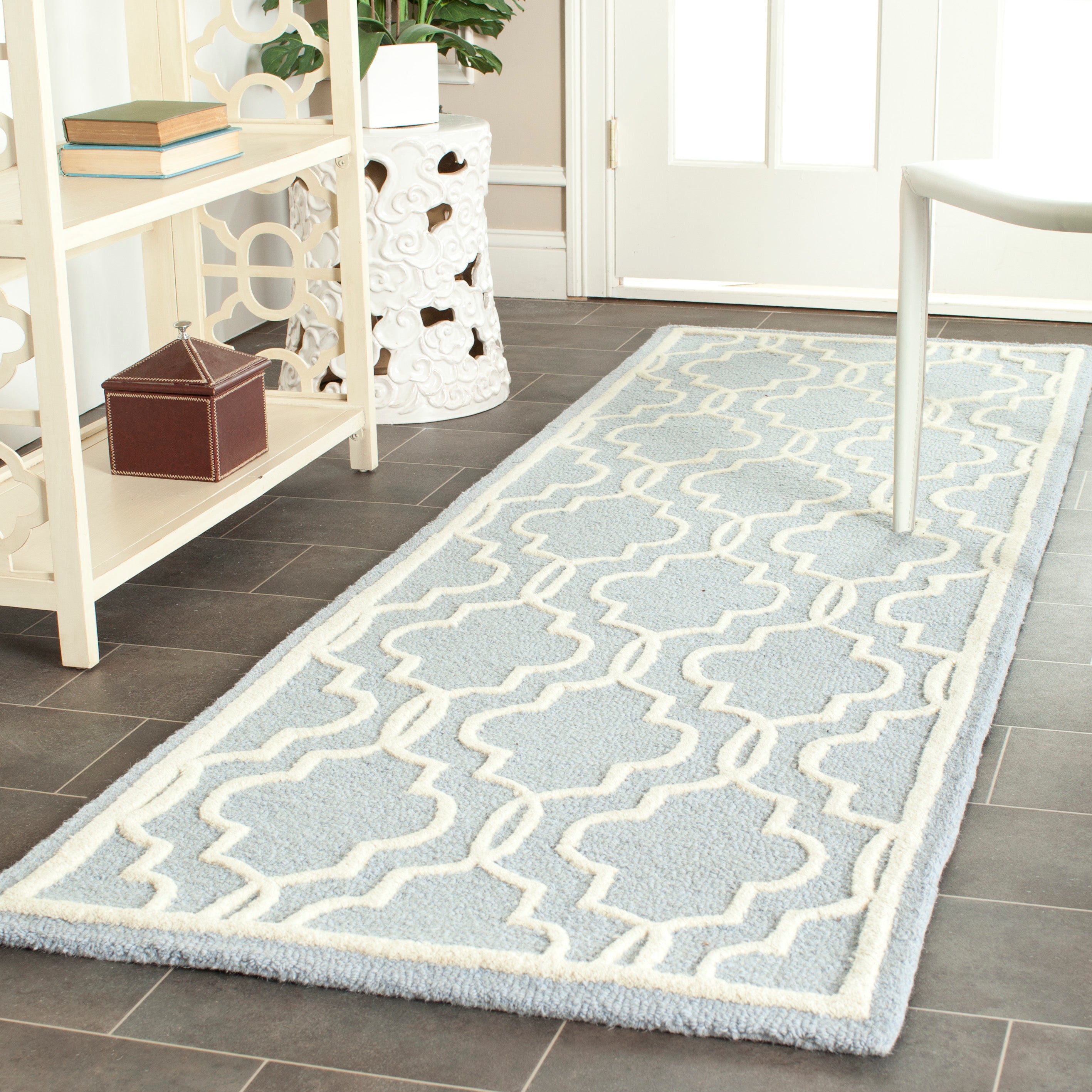 LIGHT BLUE / IVORY