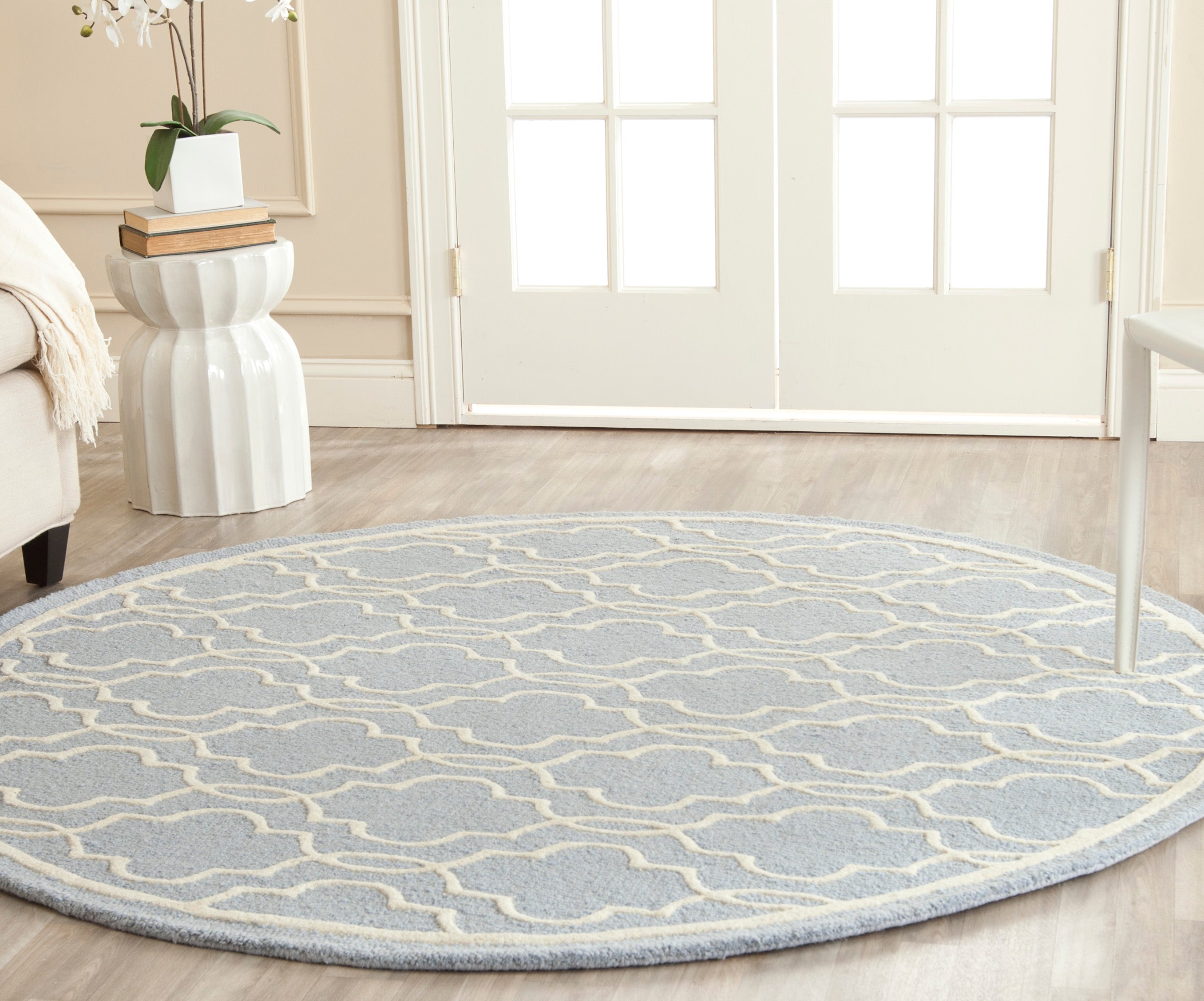 LIGHT BLUE / IVORY