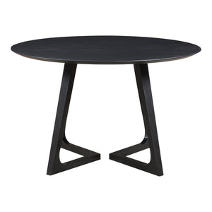 Moe's Home Collection - Godenza Dining Table Round Black Ash - CB-1003-02-0