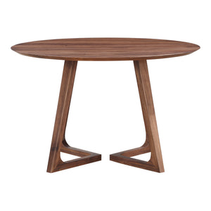 Moe's Home Collection - Godenza Dining Table Round Walnut - CB-1003-03-0