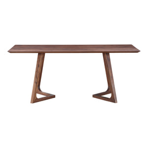 Moe's Home Collection - Godenza Dining Table Rectangular Walnut - CB-1004-03-0