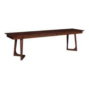 Moe's Home Collection - Godenza Bench Walnut - CB-1022-03-0