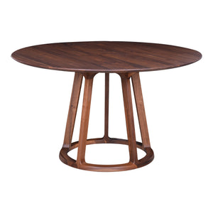 Moe's Home Collection - Aldo Round Dining Table Walnut - CB-1027-03-0