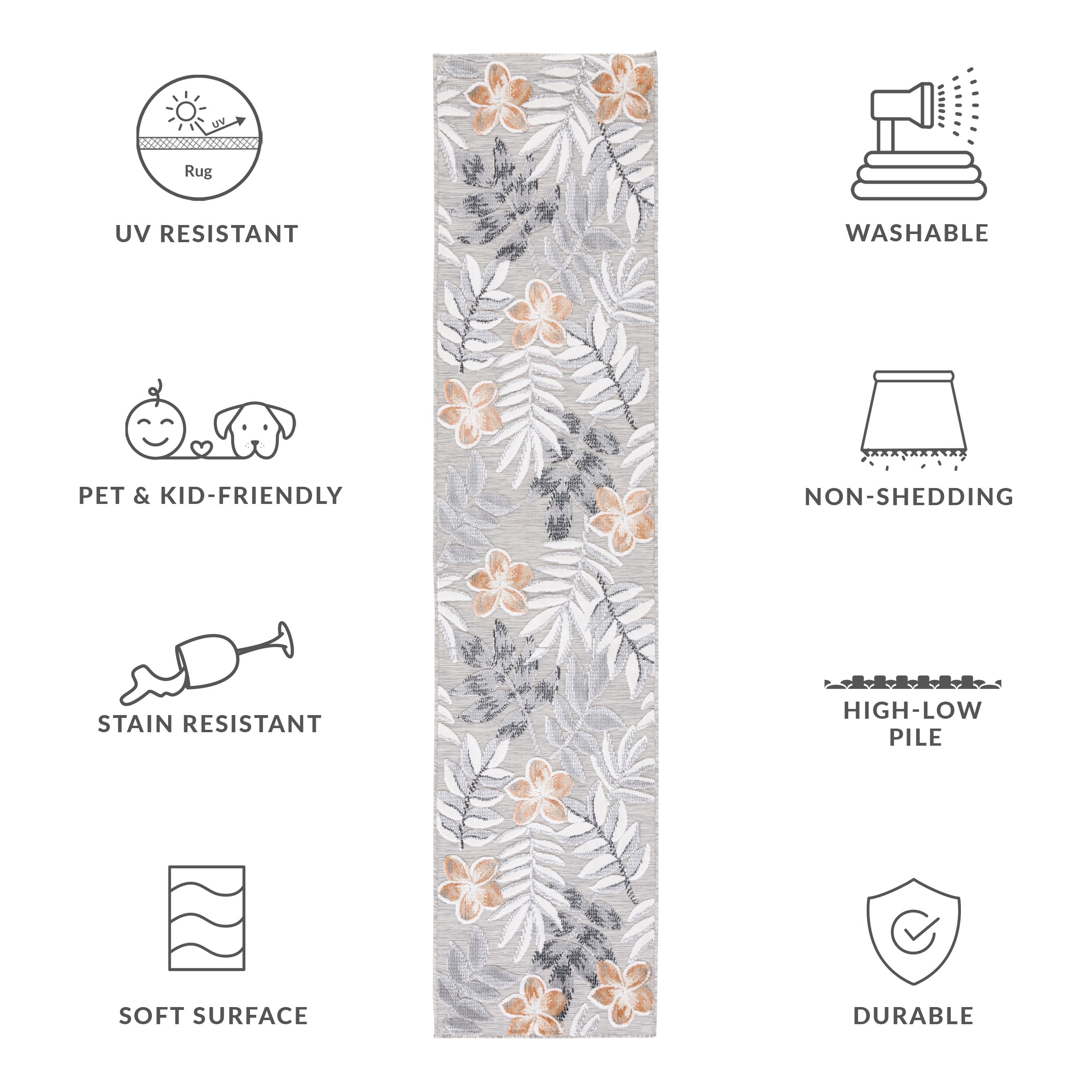 Safavieh Cabana 405 Rug, CBN405 - GREY / IVORY