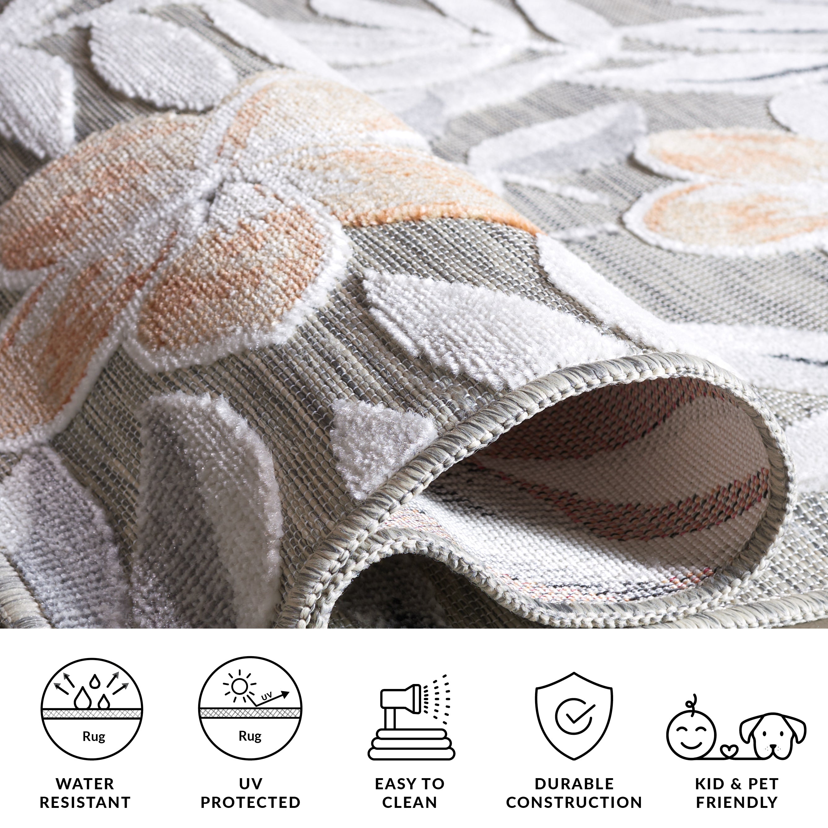 Safavieh Cabana 405 Rug, CBN405 - GREY / IVORY