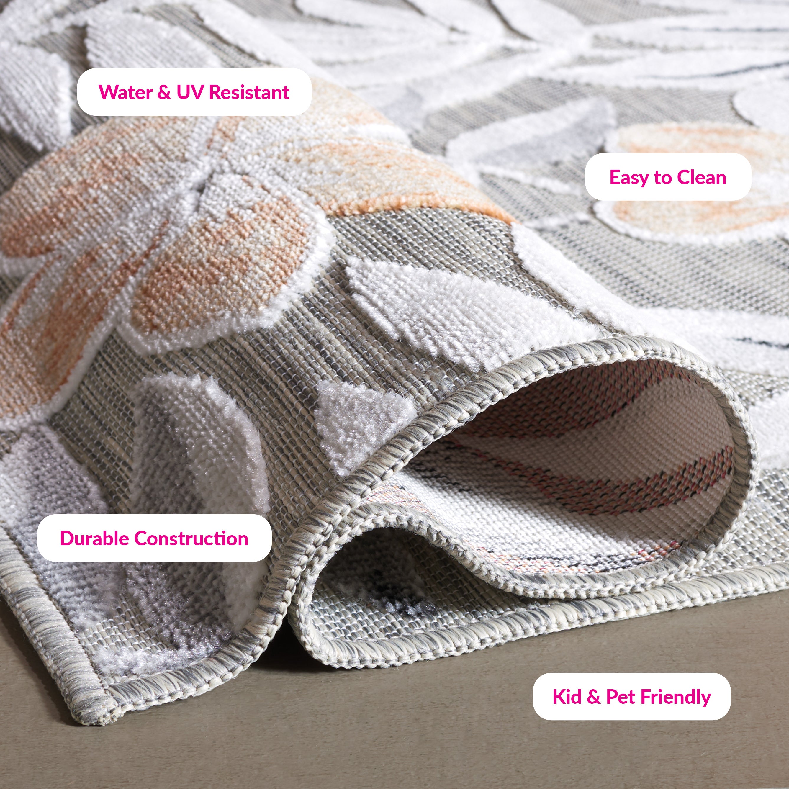 Safavieh Cabana 405 Rug, CBN405 - GREY / IVORY