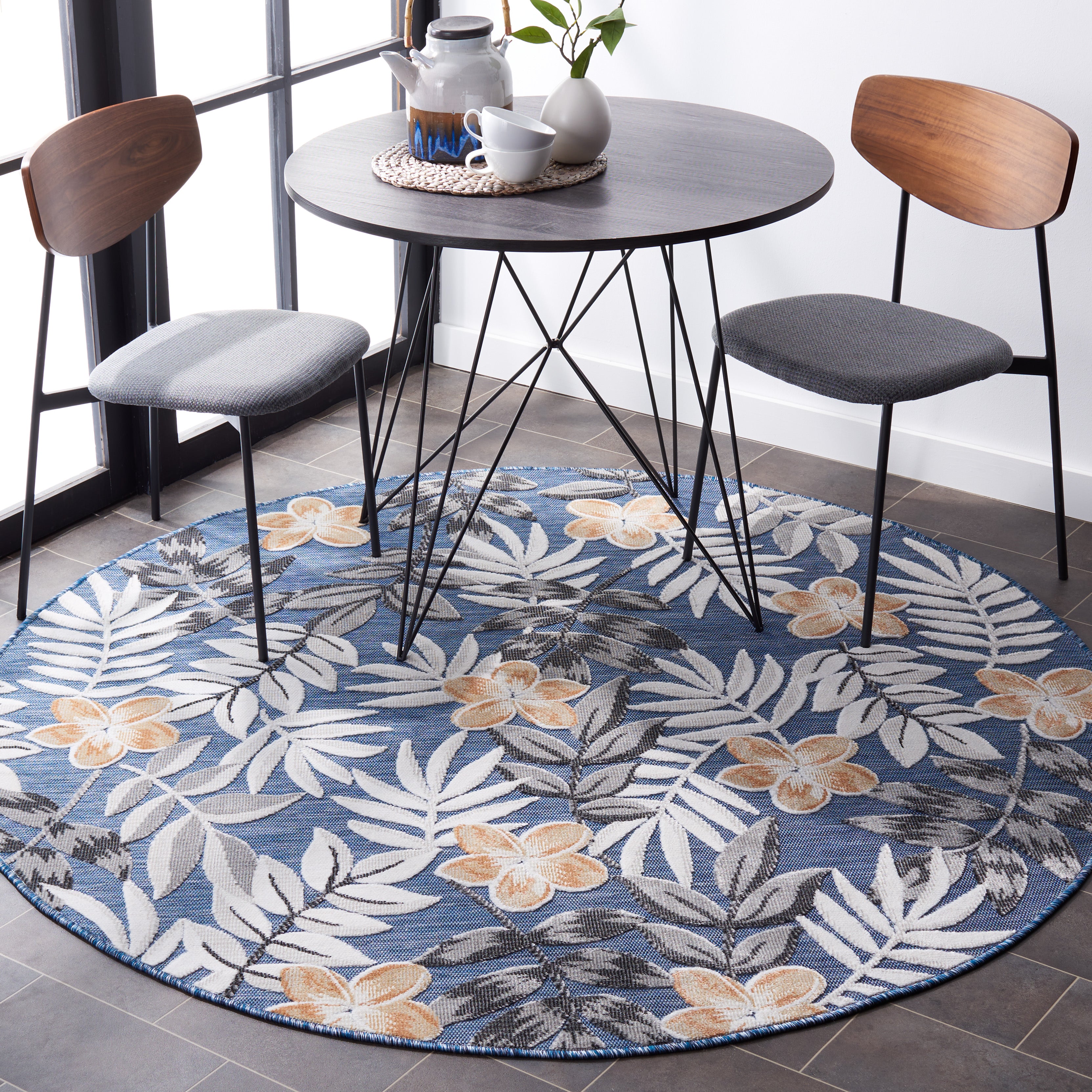 Safavieh Cabana 405 Rug, CBN405 - BLUE / GREY