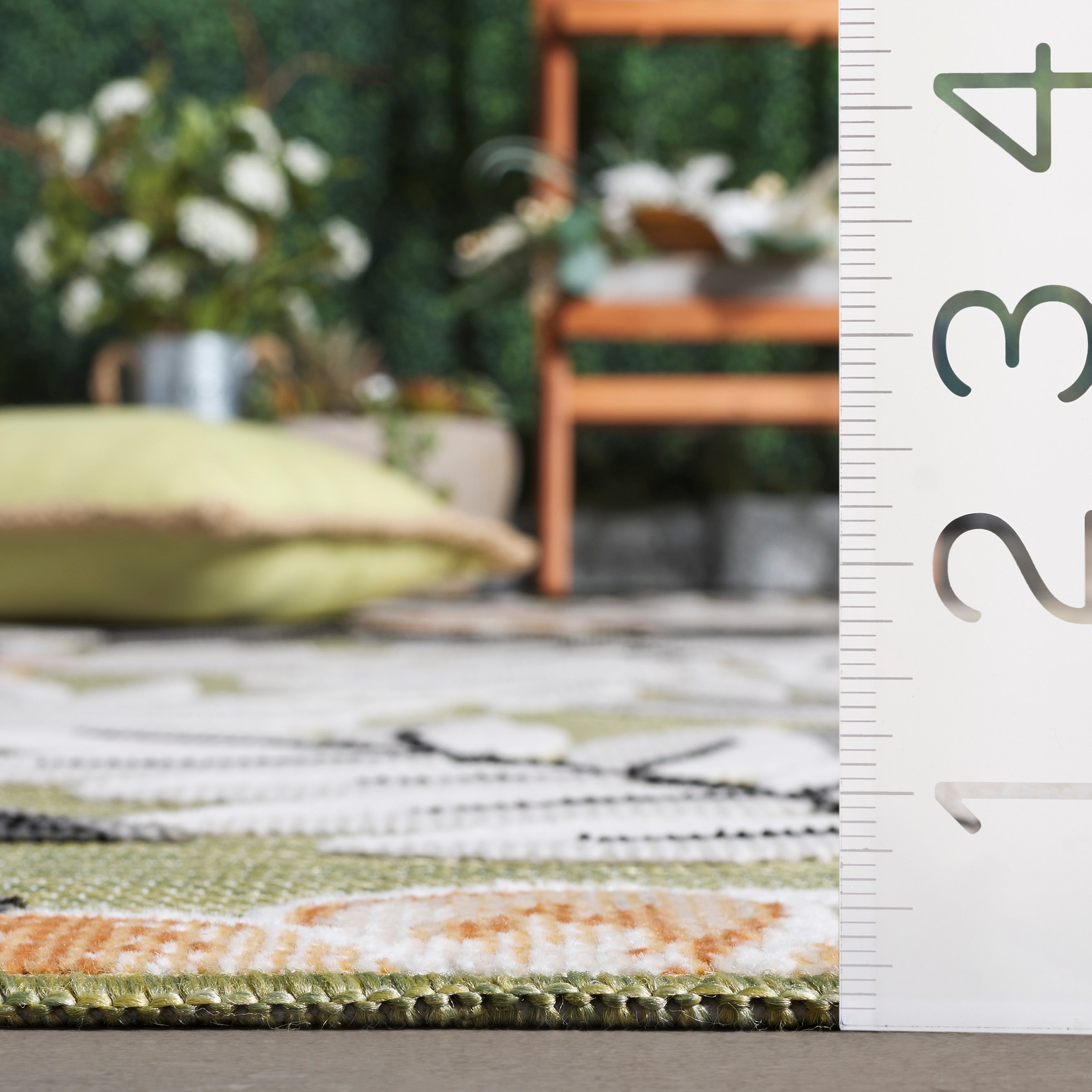 Safavieh Cabana 405 Rug, CBN405 - OLIVE / GREY