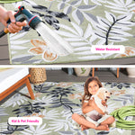 Safavieh Cabana 405 Rug, CBN405 - OLIVE / GREY