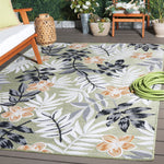Safavieh Cabana 405 Rug, CBN405 - OLIVE / GREY