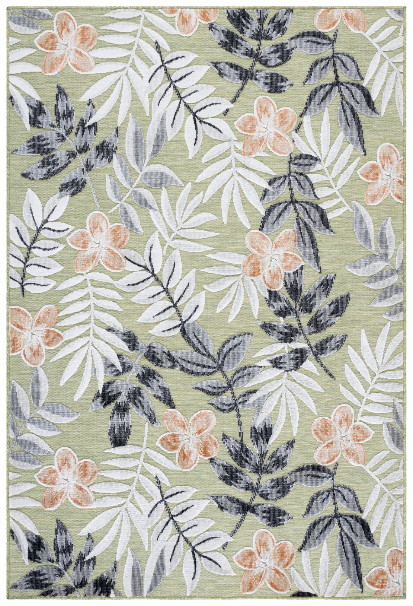 Safavieh Cabana 405 Rug, CBN405 - OLIVE / GREY
