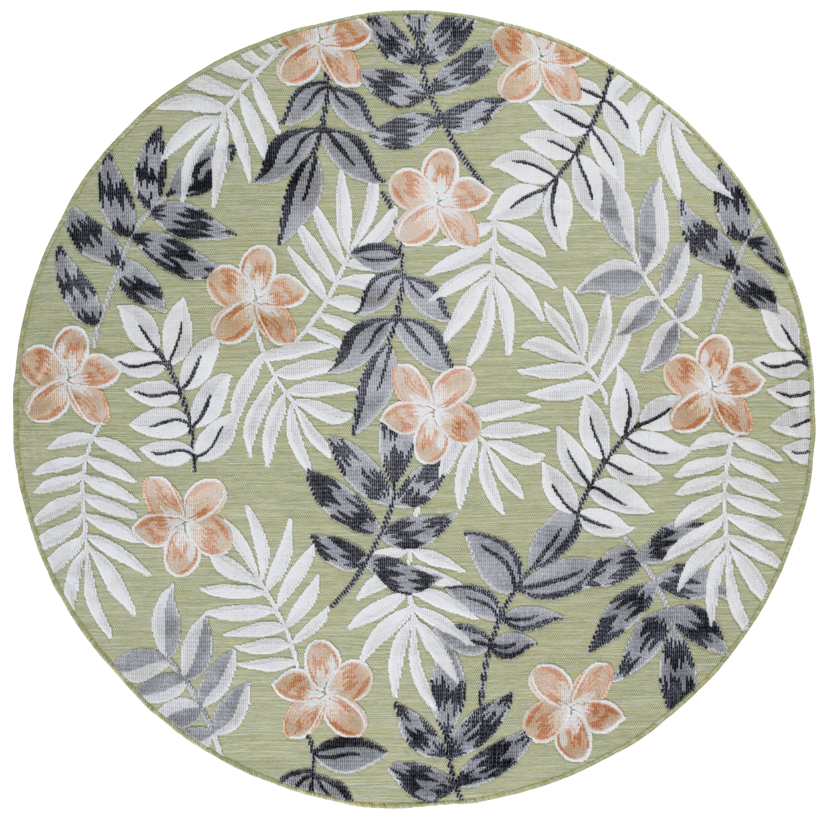 Safavieh Cabana 405 Rug, CBN405 - OLIVE / GREY