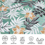 Safavieh Cabana 405 Rug, CBN405 - BLUE GREEN / GREY