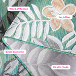 Safavieh Cabana 405 Rug, CBN405 - BLUE GREEN / GREY