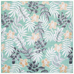 Safavieh Cabana 405 Rug, CBN405 - BLUE GREEN / GREY