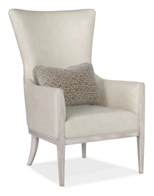 Hooker Furniture - Kyndall Club Chair with Accent Pillow - Beige - CC903-003