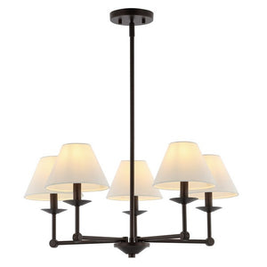 Safavieh Rowley 5Lt 27.5" Chandelier, CHA4039