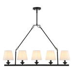 Safavieh Josphete, 5 Light, Chandelier, CHA4040 - Black/White