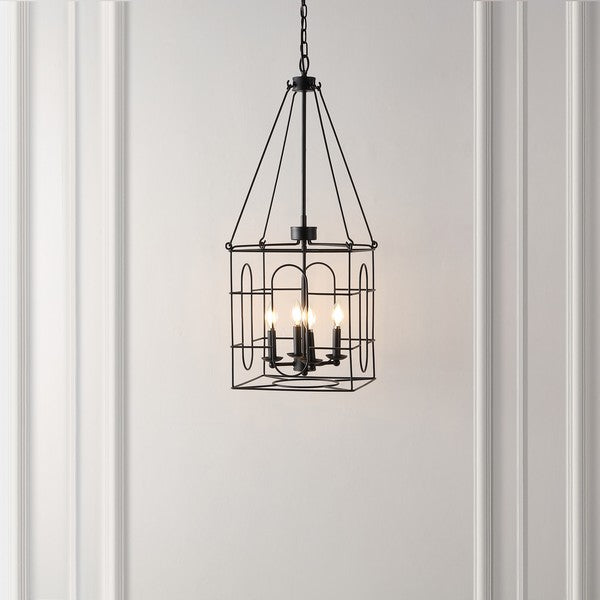 Safavieh Flatbush 3Lt Chandelier, CHA4046 - Black