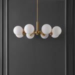 Safavieh Prosie, 8 Light, Chandelier, CHA4062 - Gold / White