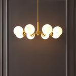 Safavieh Prosie, 8 Light, Chandelier, CHA4062 - Gold / White