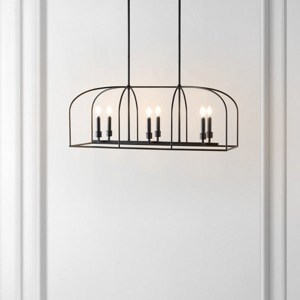 Safavieh Bryndan 6 Lt 32" Chandelier, CHA4068 - Black
