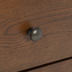 Safavieh Scully 2 Drawer 1 Shelf Chest W/ Usb, CHS6417 - Medium Oak / Gold