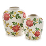 Two's Company S/2 Country Garden Jars