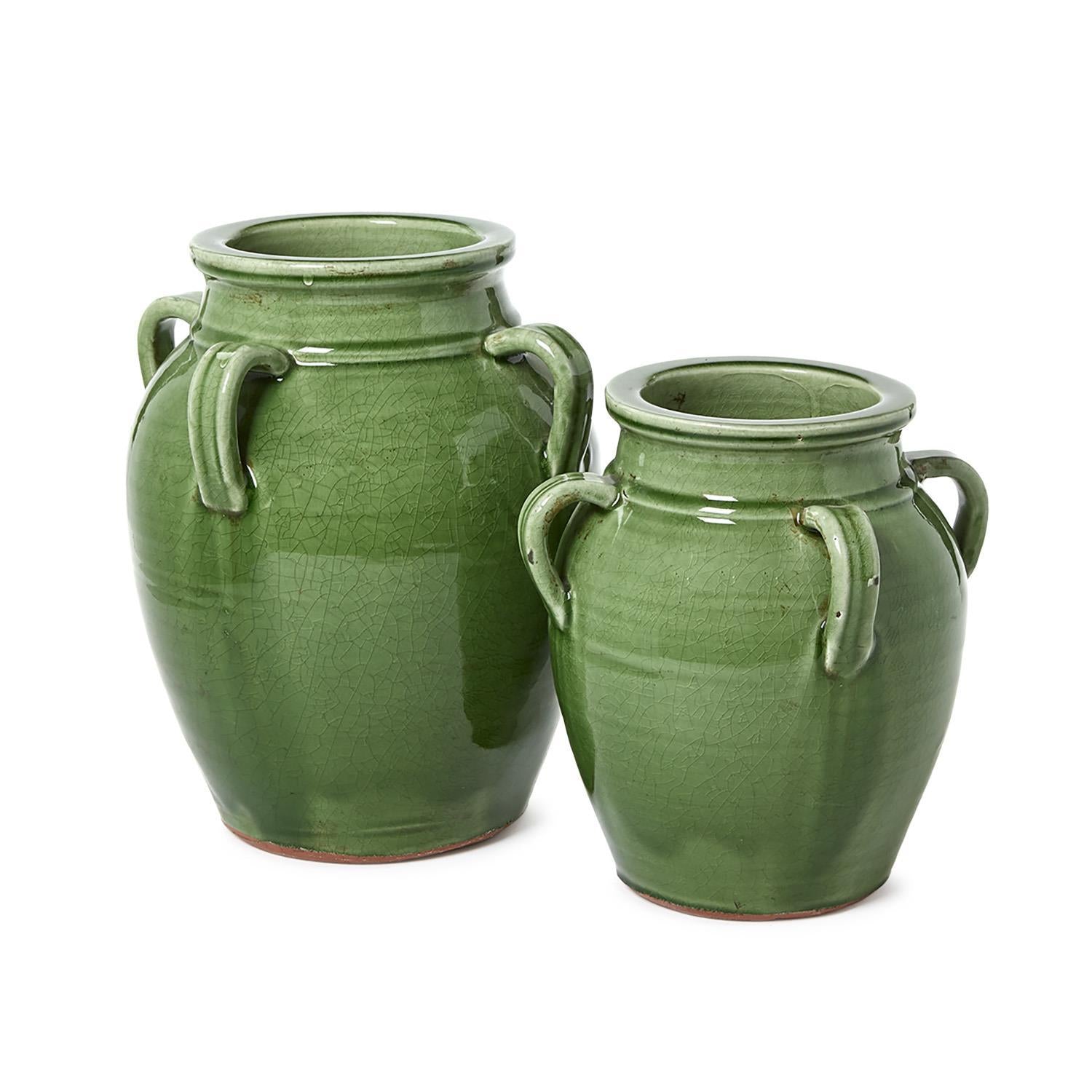 Two's Company S/2 Four Handled Jar