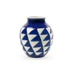 Villa & House - Columbina Vase - Blue & White - CMB-700-300