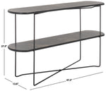 Safavieh Marlee Console Table, CNS4206 - Dark Sandstone / Black