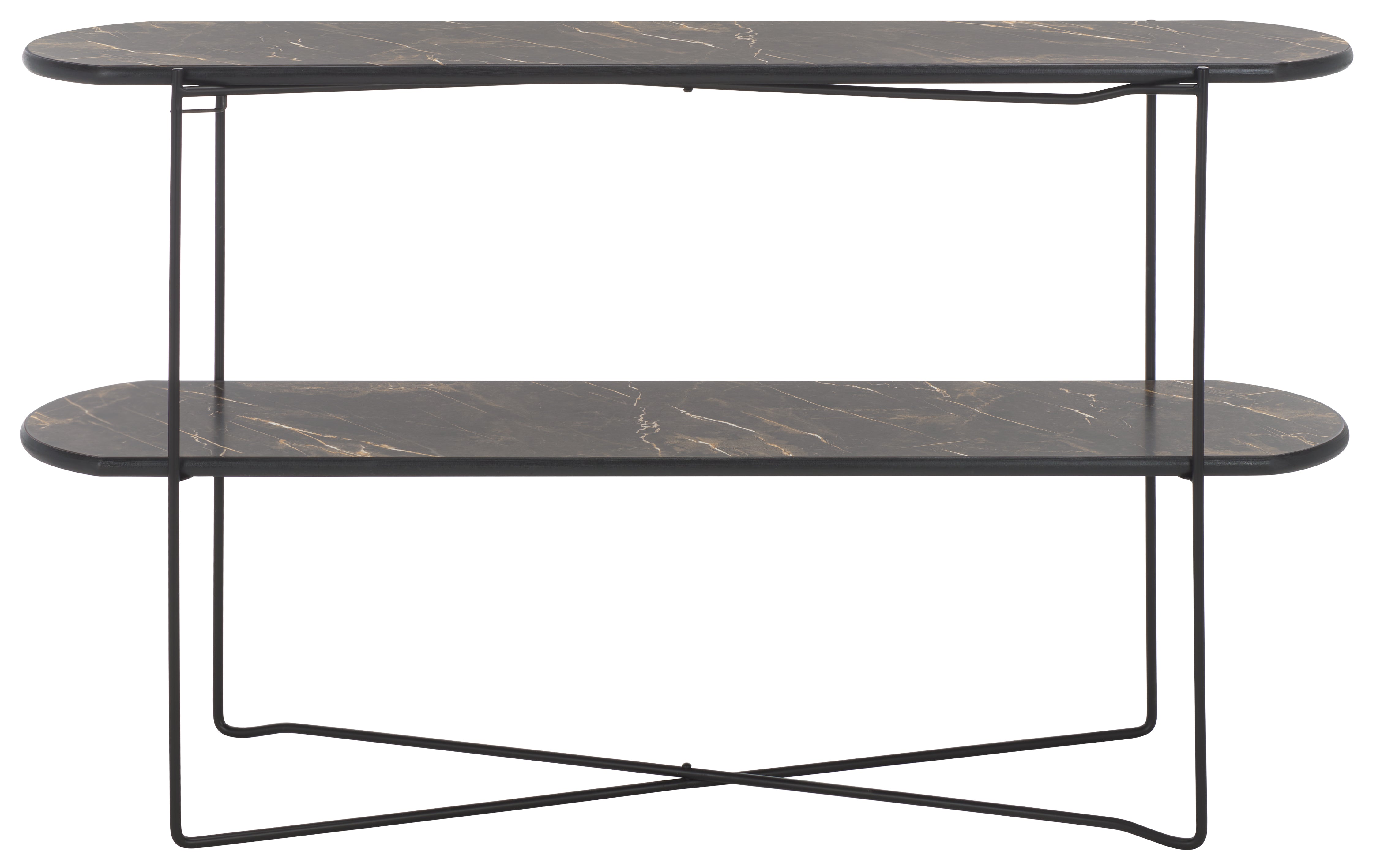 Safavieh Marlee Console Table, CNS4206 - Dark Sandstone / Black