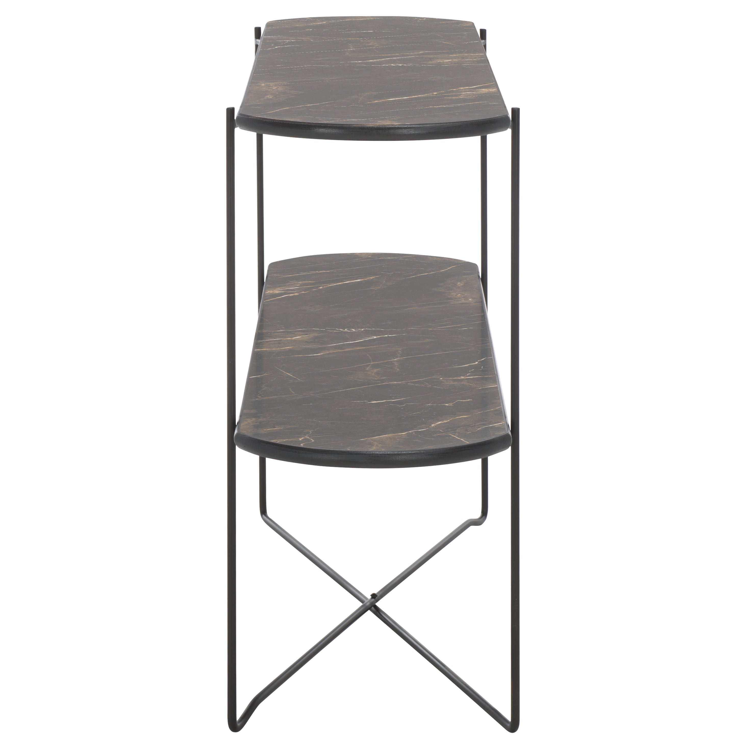 Safavieh Marlee Console Table, CNS4206 - Dark Sandstone / Black