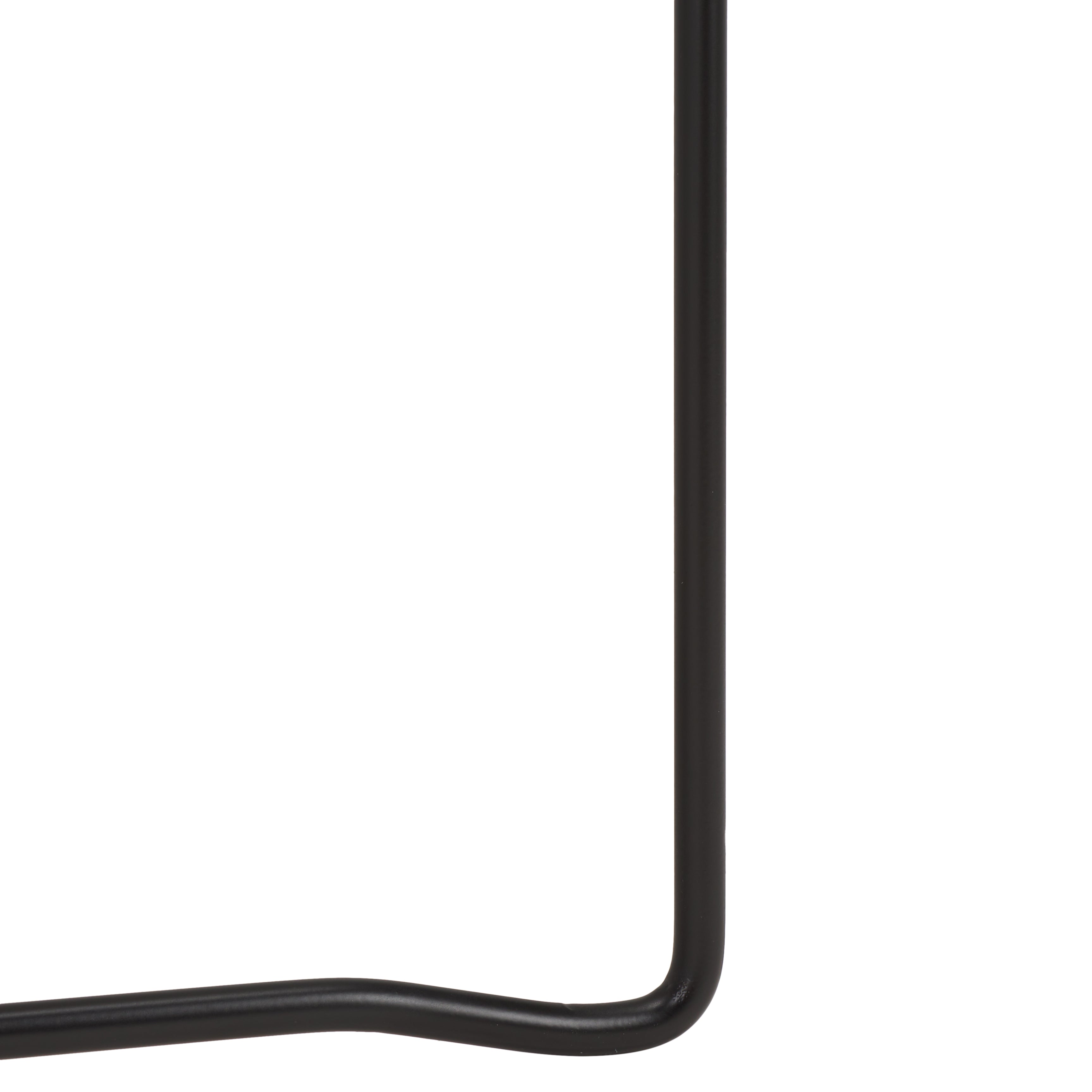 White Faux Marble / Black