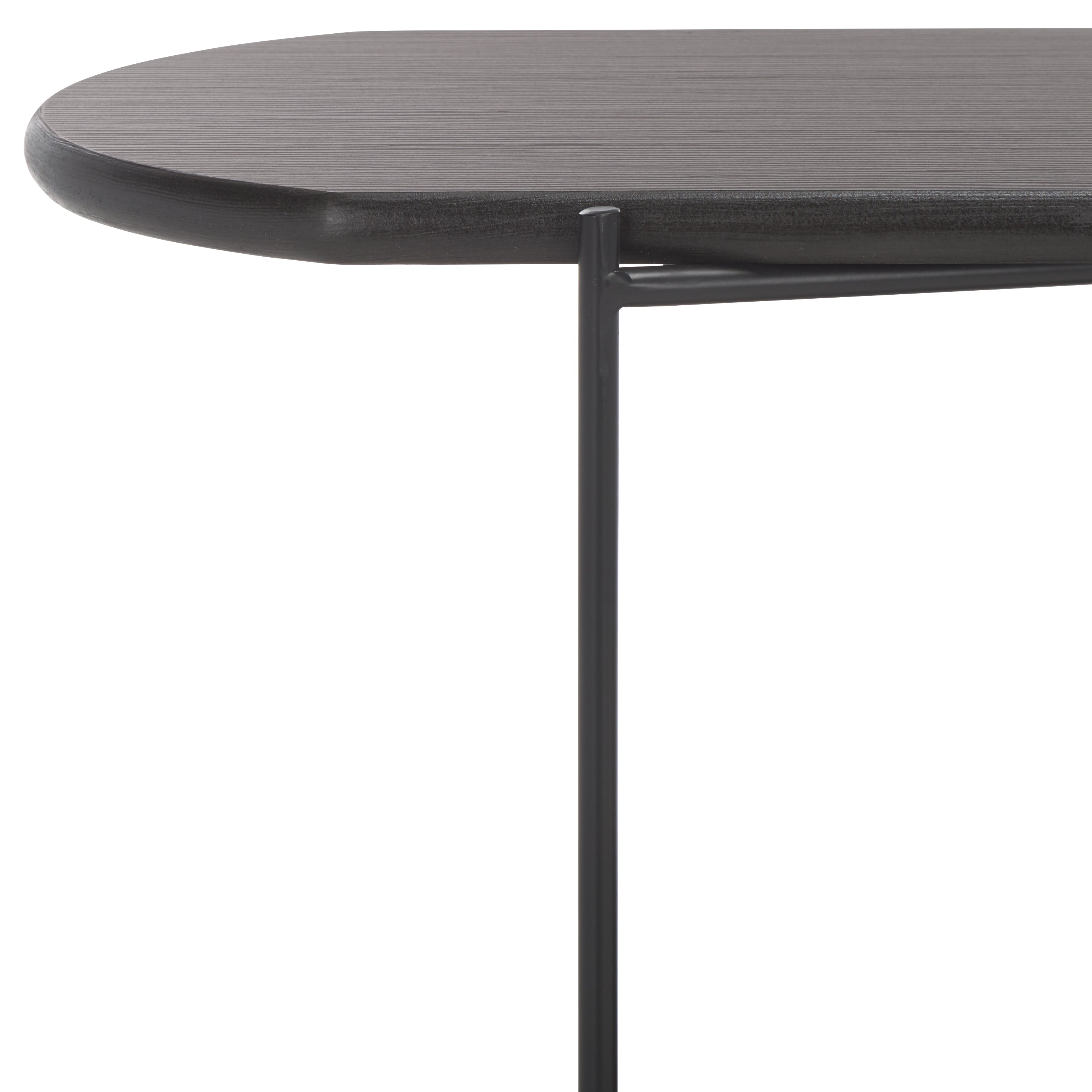 Safavieh Marlee Console Table, CNS4206 - Dark Grey Oak / Black