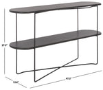 Safavieh Marlee Console Table, CNS4206 - Dark Grey Oak / Black