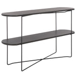Safavieh Marlee Console Table, CNS4206 - Dark Grey Oak / Black
