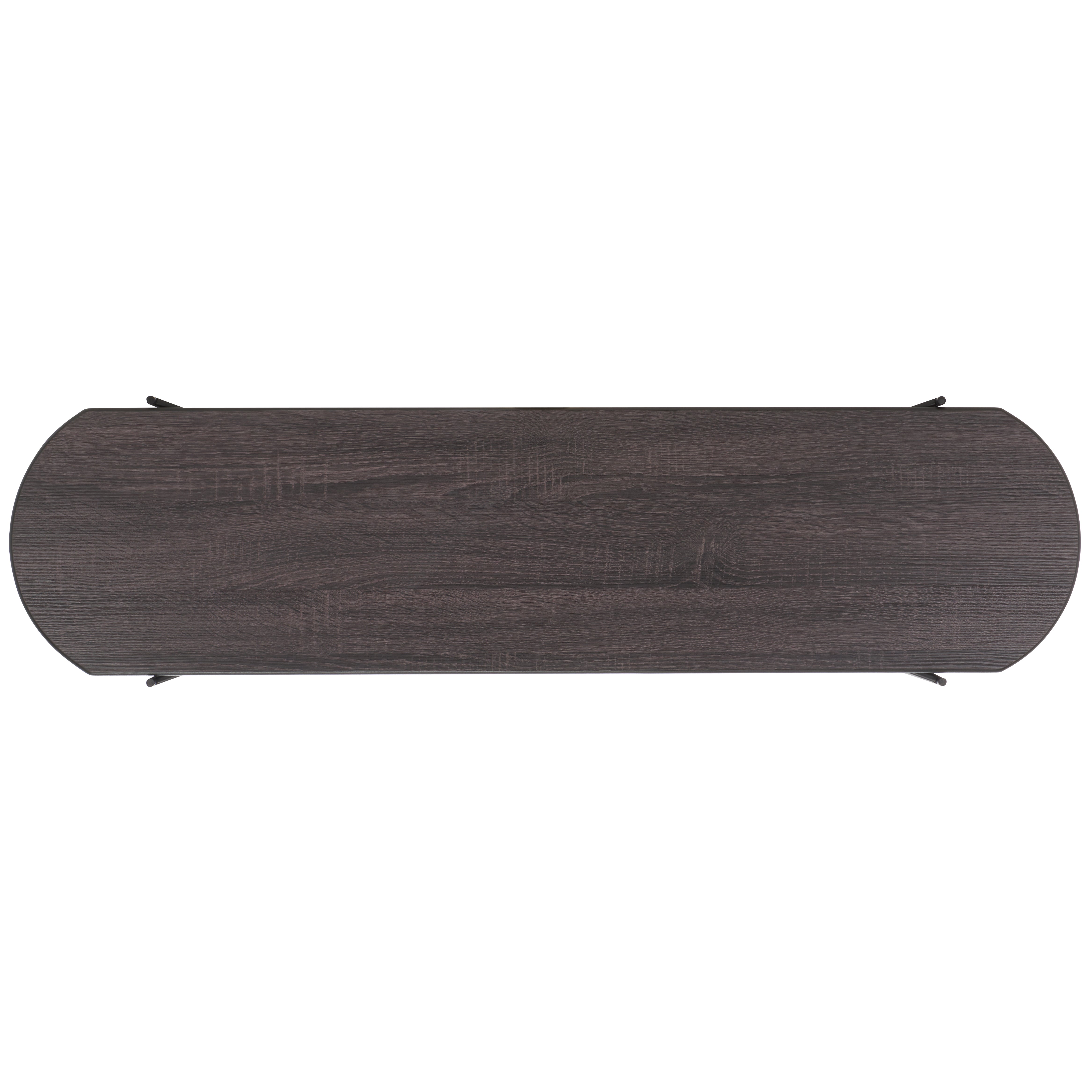 Safavieh Marlee Console Table, CNS4206 - Dark Grey Oak / Black