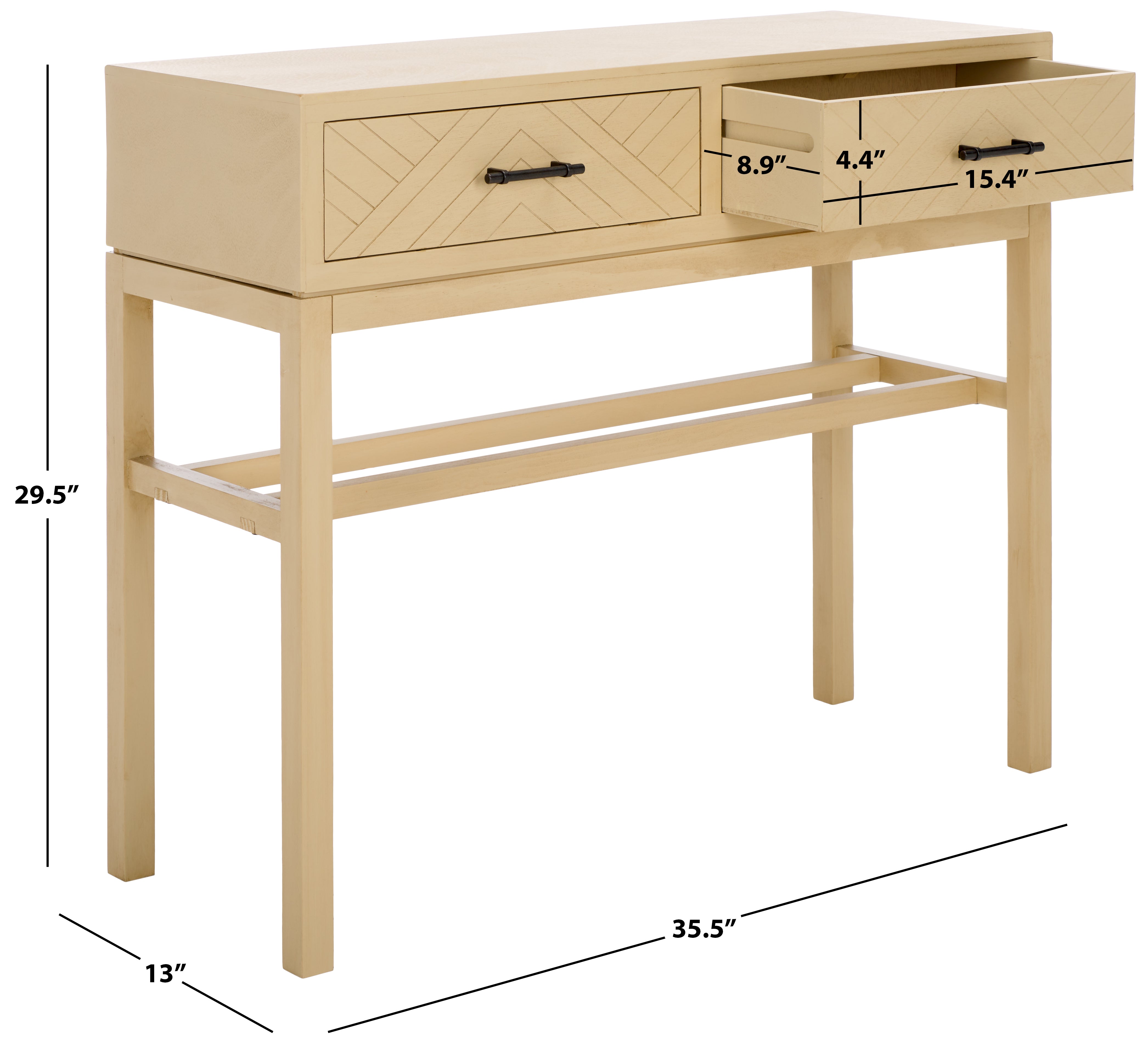 Safavieh Ajana 2 Drawer Console , CNS5709 - Natural