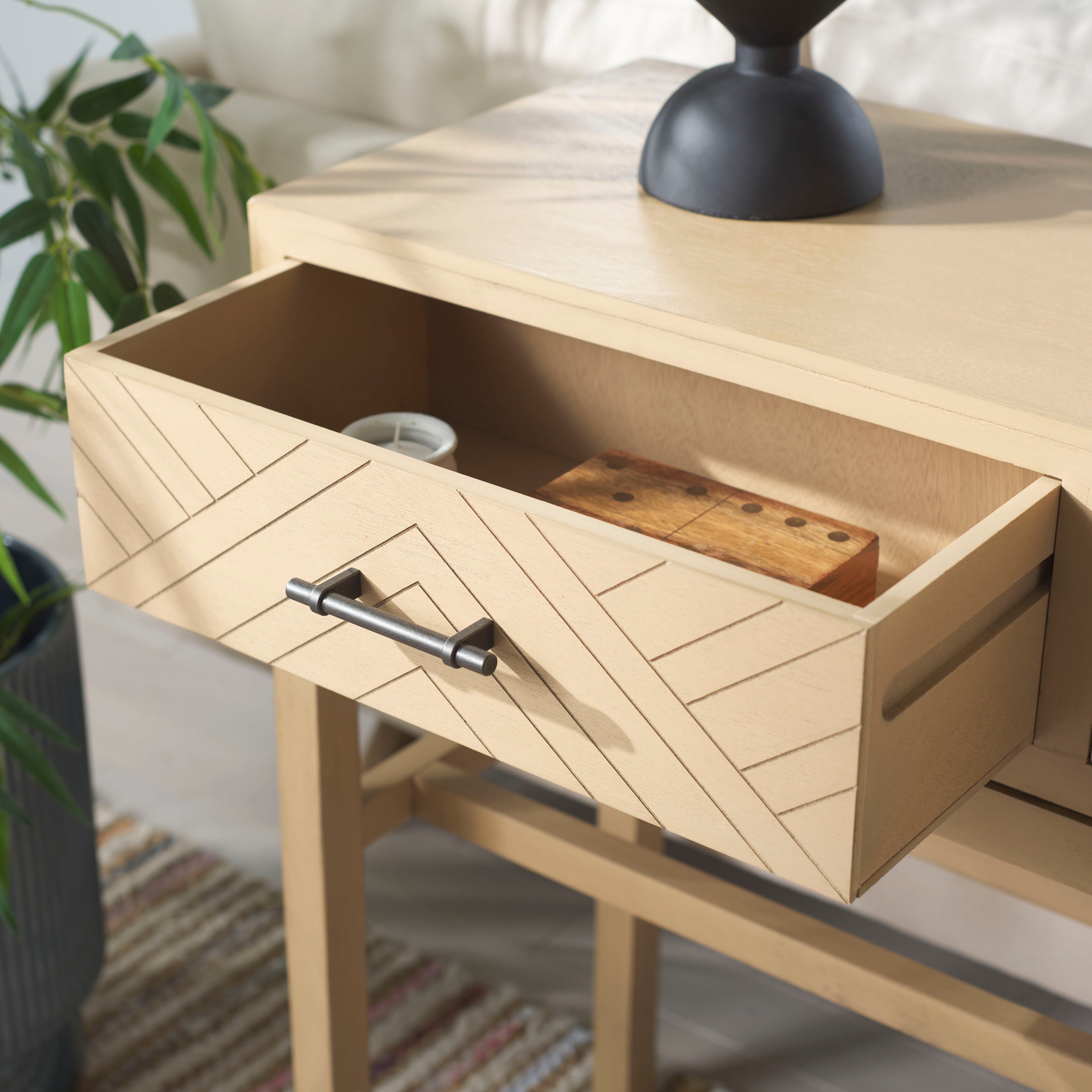 Safavieh Ajana 2 Drawer Console , CNS5709 - Camel