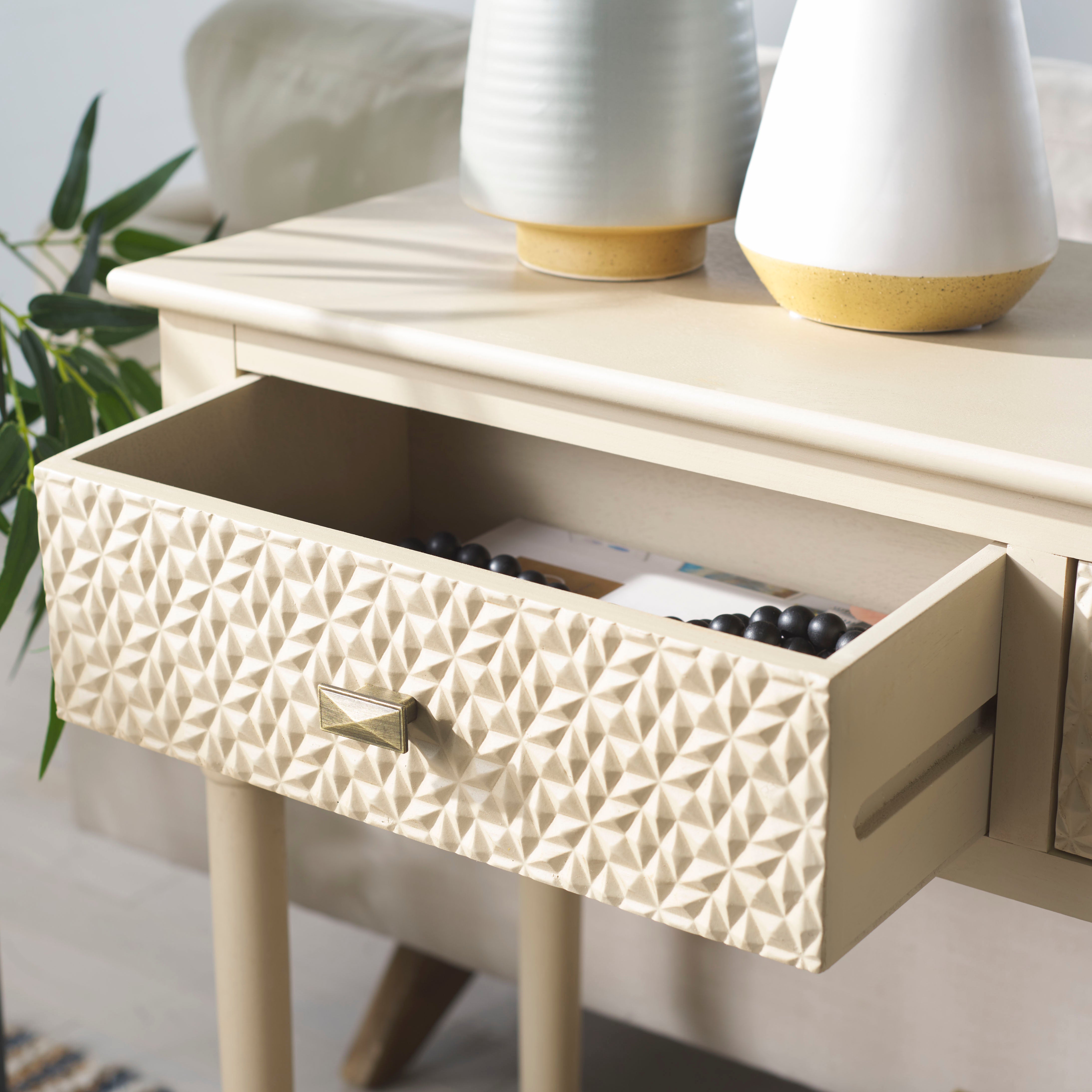 Safavieh Halton 2Drw Console Table , CNS5718 - Natural