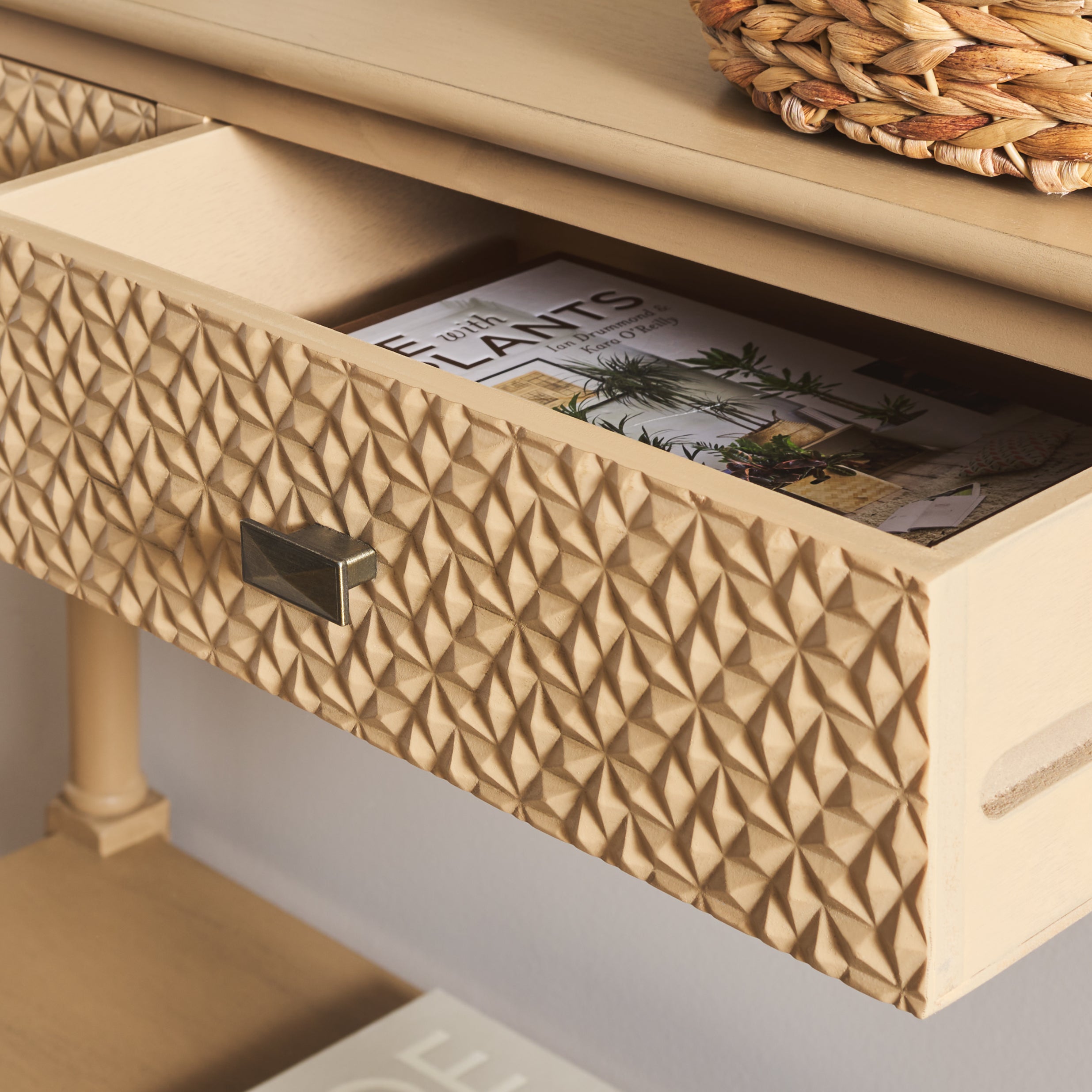 Safavieh Halton 2Drw Console Table , CNS5718 - Camel