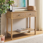 Safavieh Halton 2Drw Console Table , CNS5718 - Camel