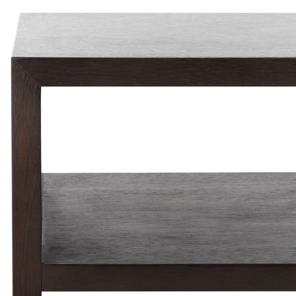 Safavieh Munson 2 Shelf Console Table, CNS6606 - Dark Oak