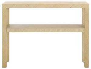 Safavieh Apis Raffia Console Table, CNS6607