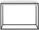 Safavieh Edgefield Console Table, CNS7004 - White Marble / Black