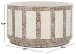 Safavieh Keary Coffee Table, COF1801 - White / Gold
