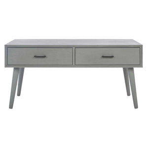 Safavieh Mozart Mid   Century 2 Drawer Coffee Table, COF5702